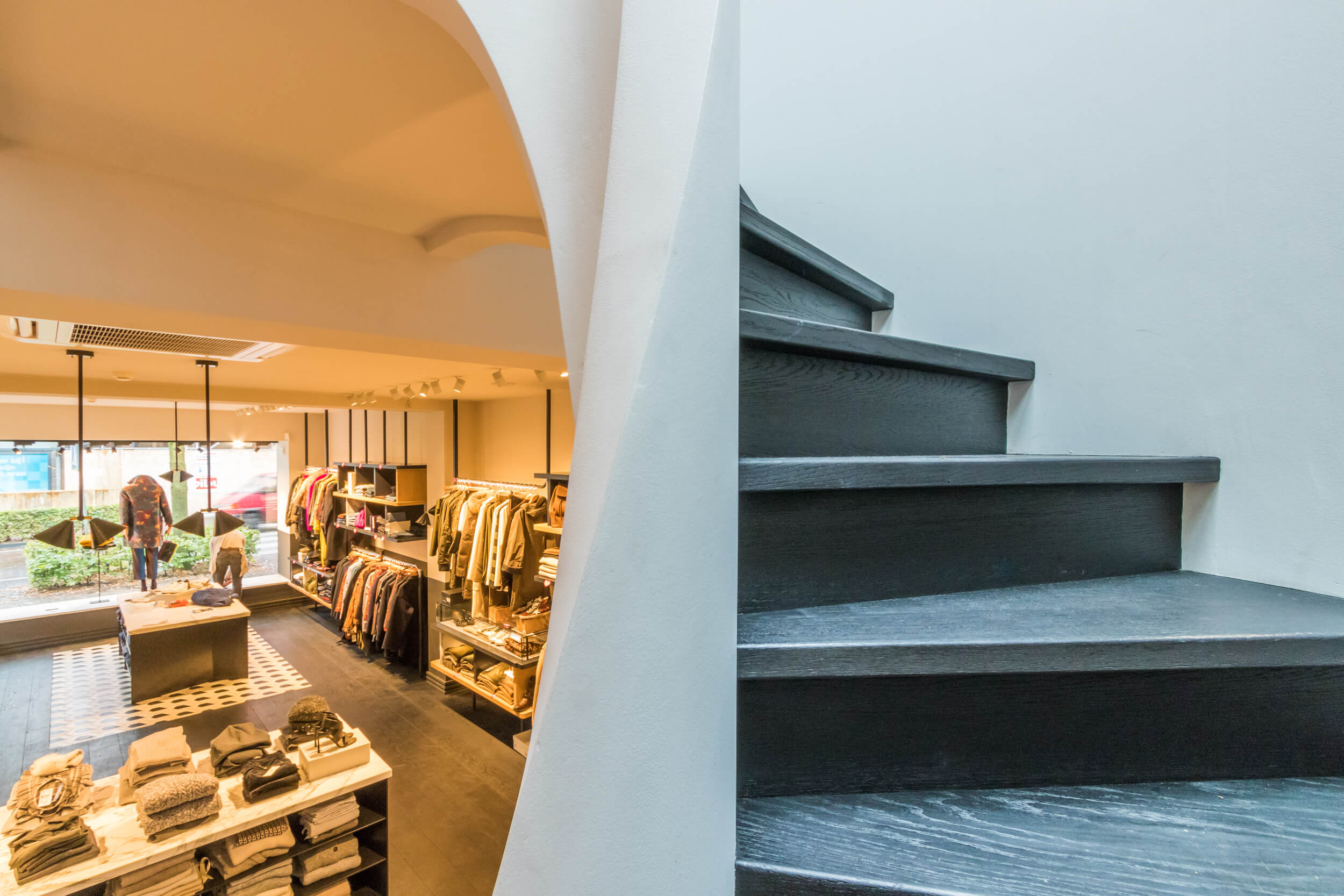 Detail winkel wenteltrap