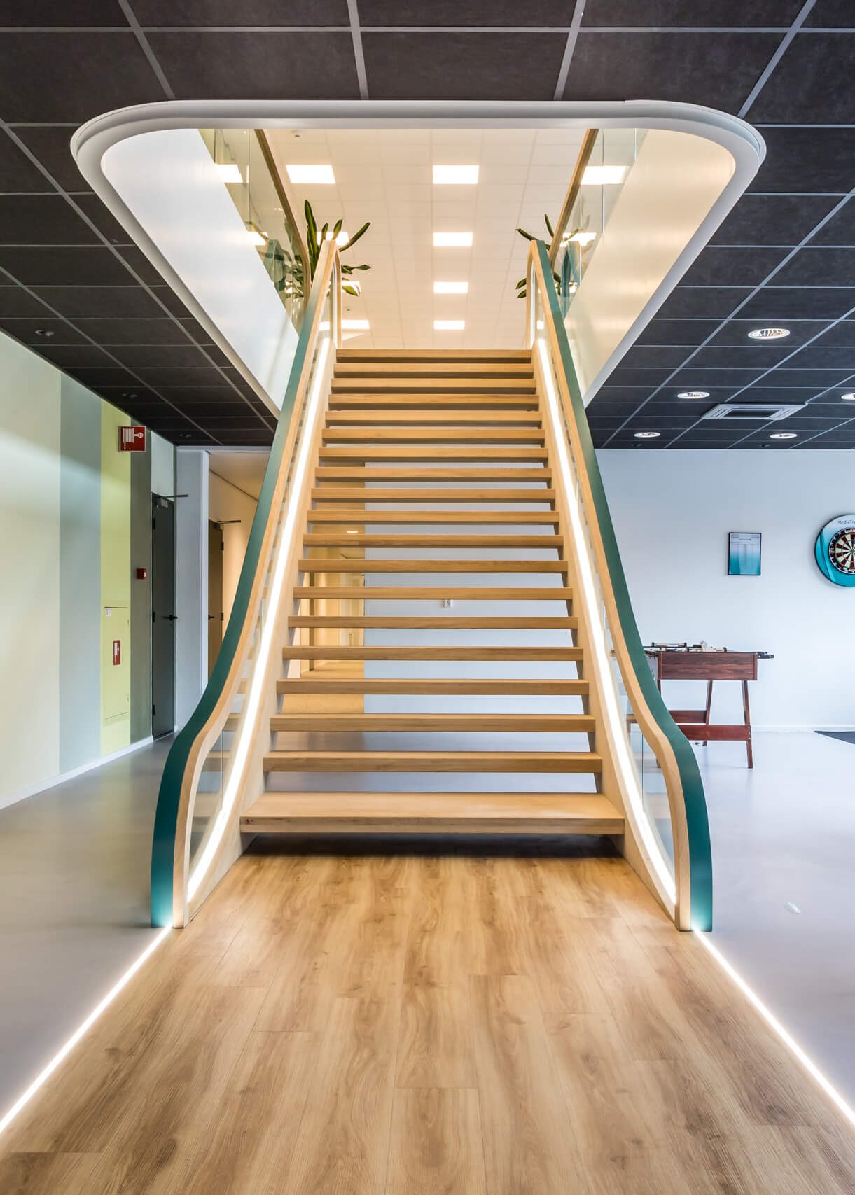 Trap met LED verlichting