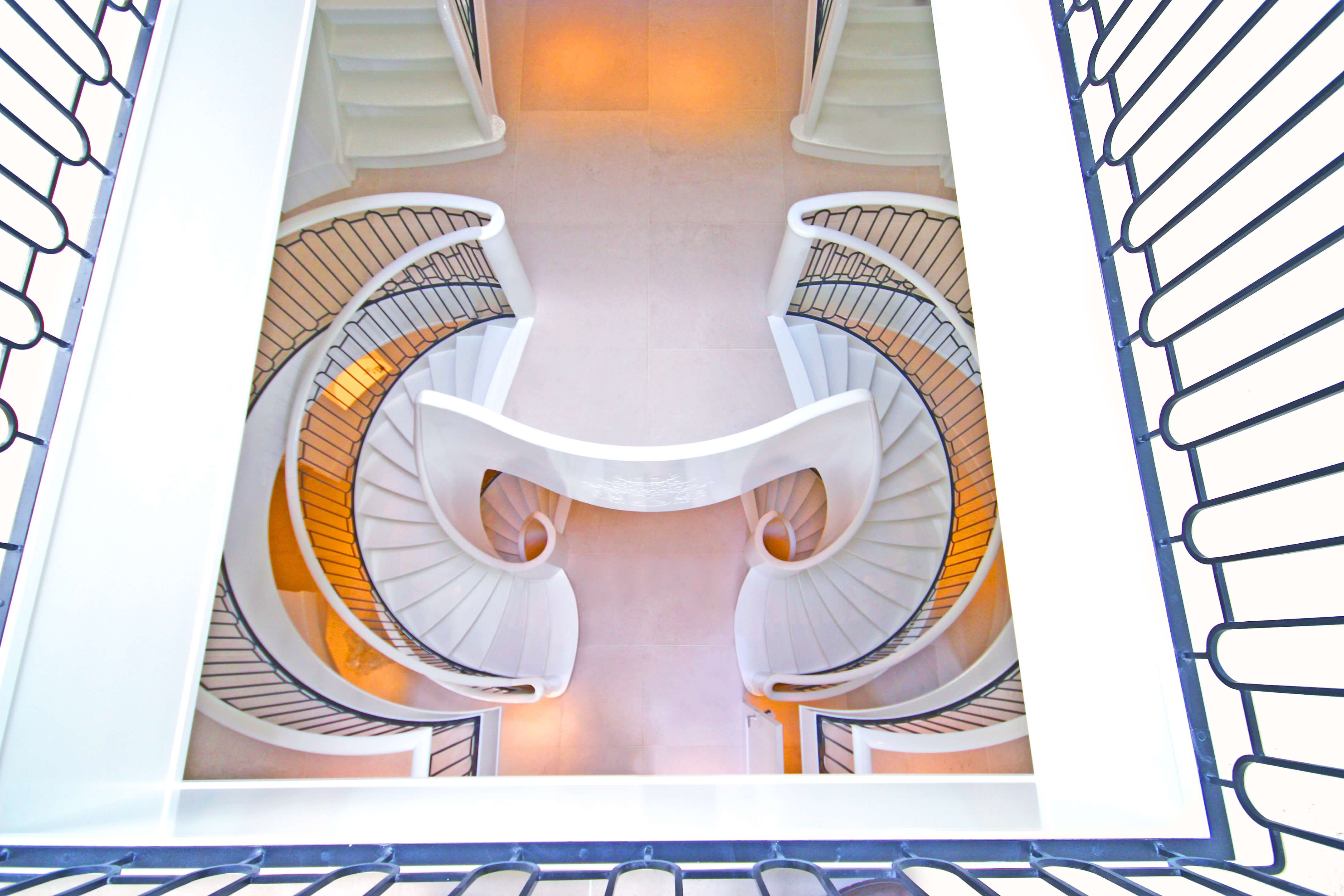 9 spiral stairs